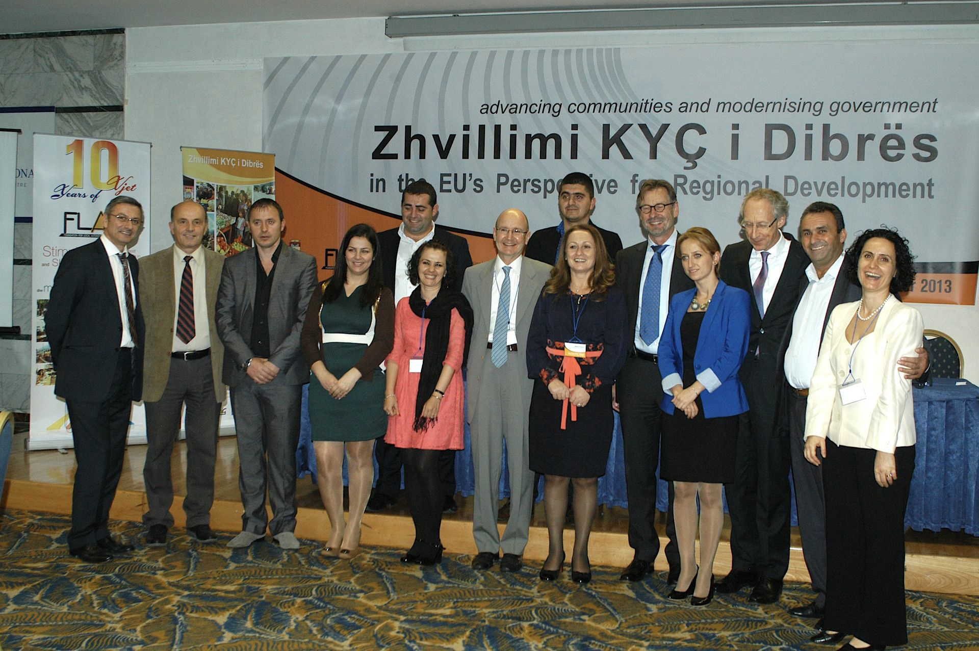 FLAG 10th anniversary event with Dibër regional development partners